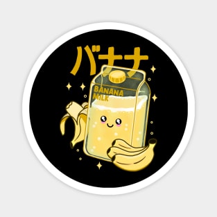 Kawaii Banana Milk Magnet